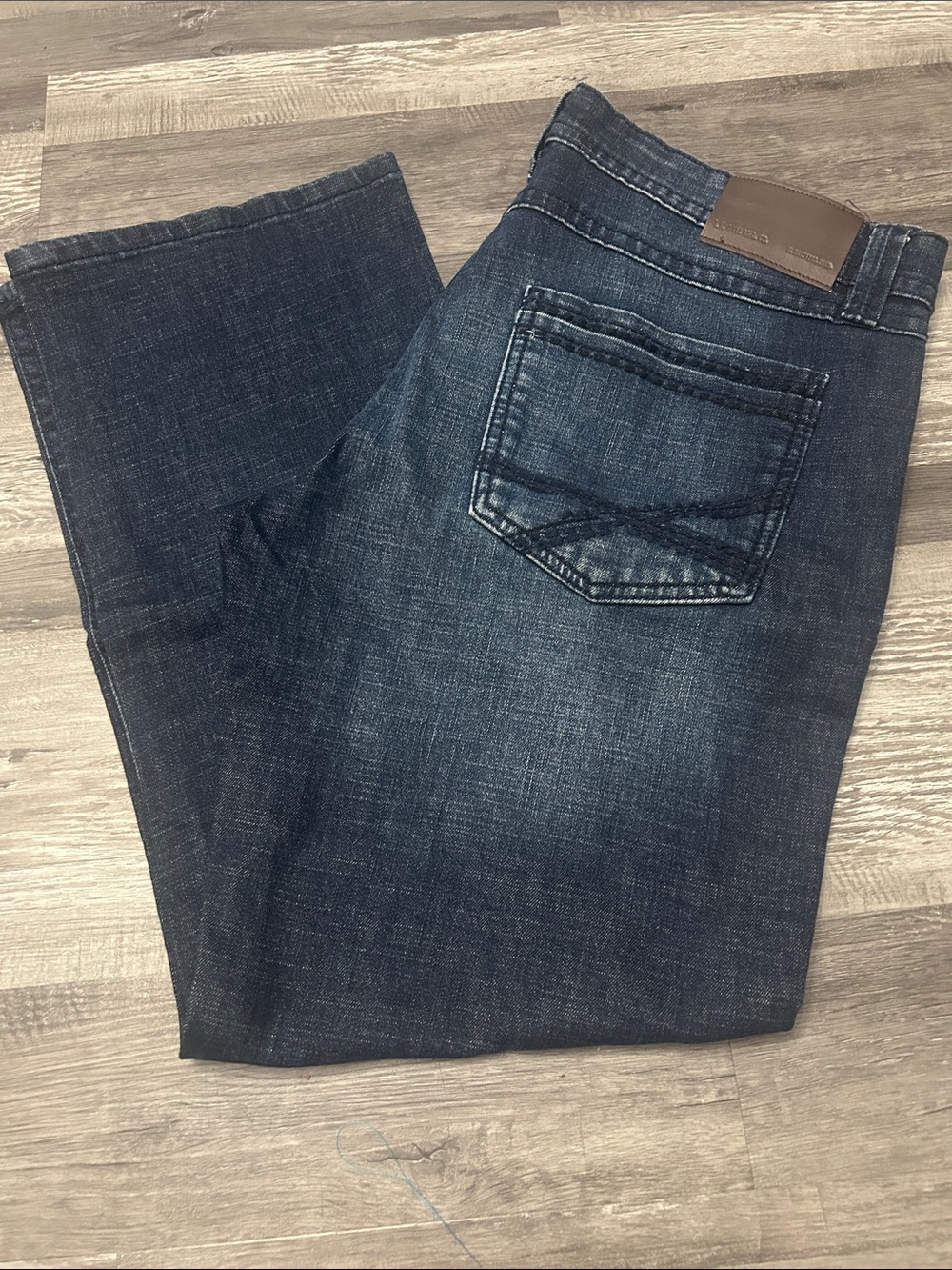 Men's Bootcut Jeans in Dark Indigo